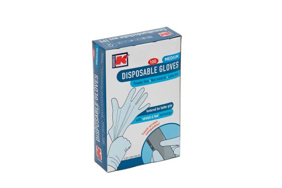 Kordis 100 Medium Disposable Gloves x 2