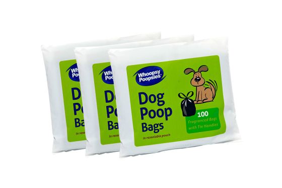 Kordis Whoopsy Poopsies 100 Dog Poop Bags x 3