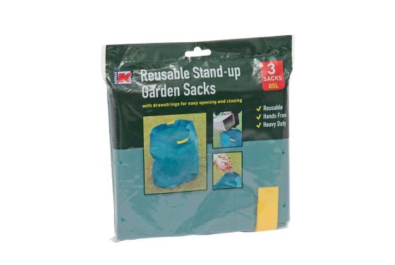 Kordis Reusable Stand Up Garden Sacks x1 Pack Of Three Reusable Sacks